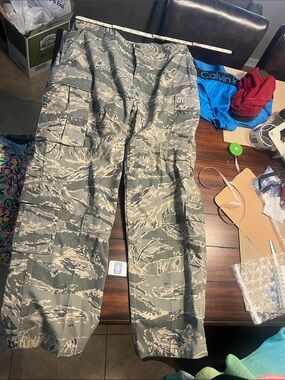79. U.S. Air Force American Apparel Men's Cargo Pants in Green Digital Camo 34